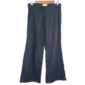 Tysa Designs Linen Blend Lagenlook Wide Leg Pants